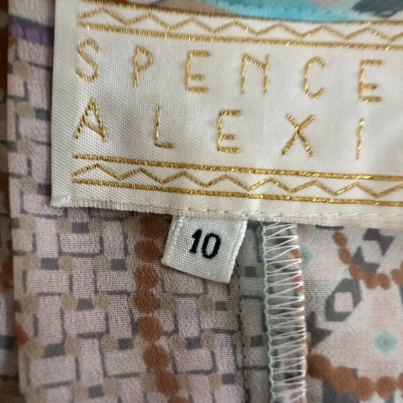 Vintage Spencer Alexis Open Front Kimono Topper Whimsical Fairy Pastels - Picture 12 of 16